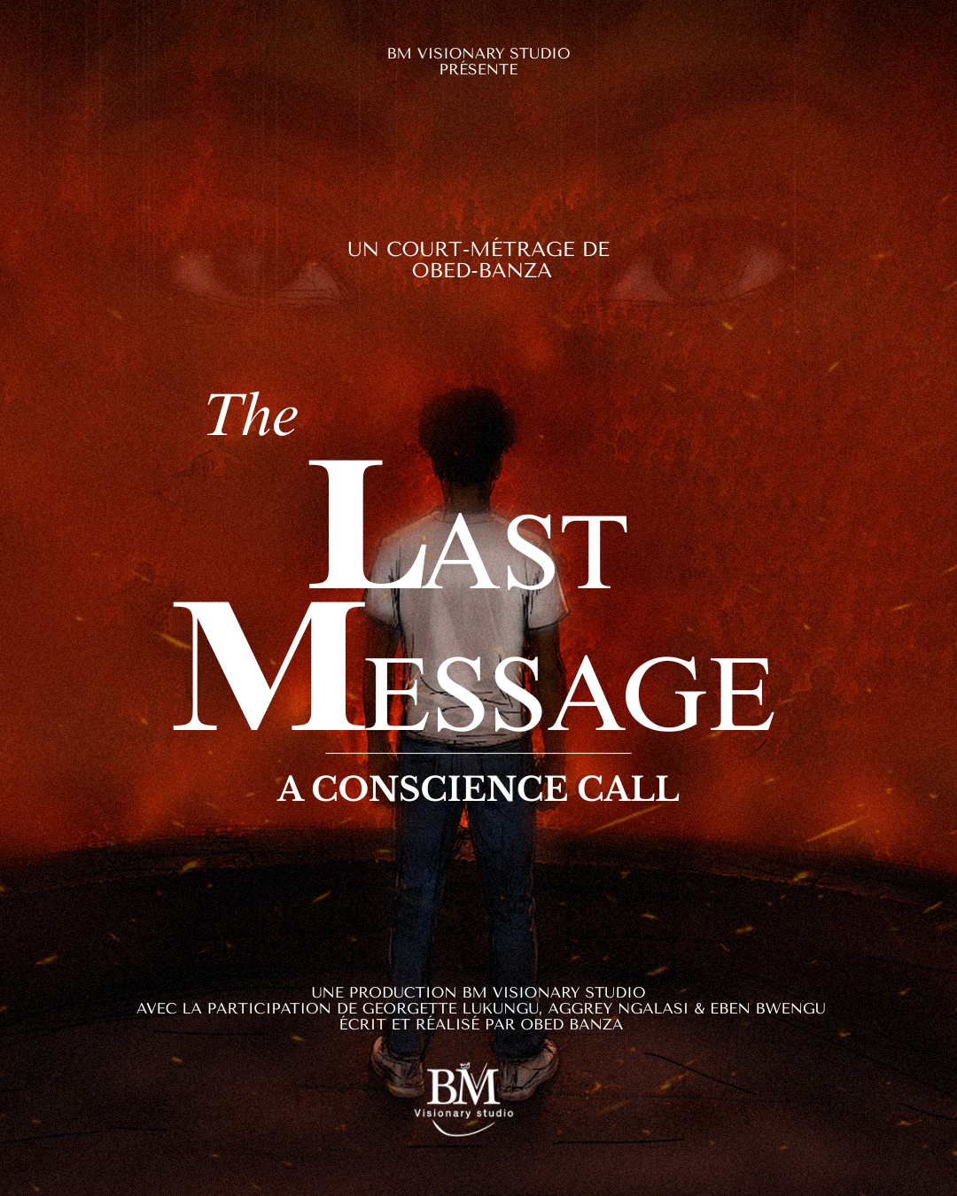 Affiche officielle de The Last Message, un court-métrage de Obed Banza